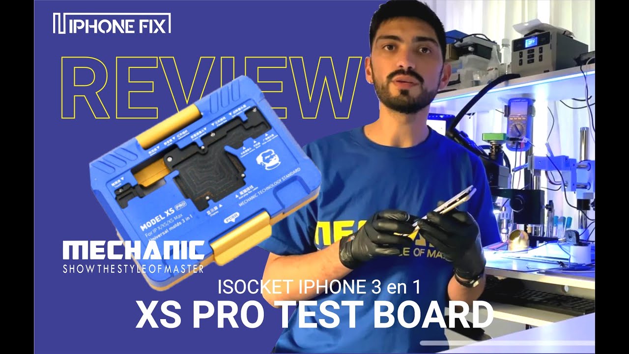 REVIEW ISOCKET MECHANIC XS PRO TEST BOARD POR IPHONE FIX