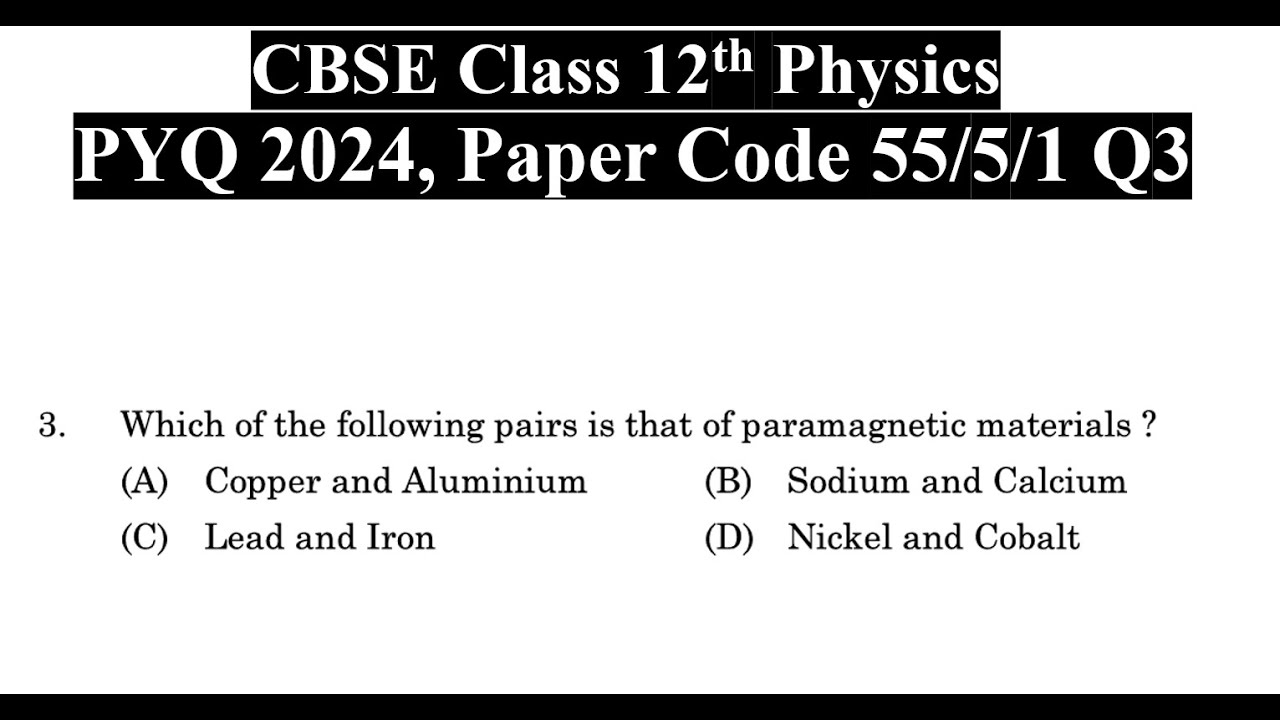 Which of the following pairs is that of paramagnetic materials? (A) Copper and Aluminium (B) Sodium