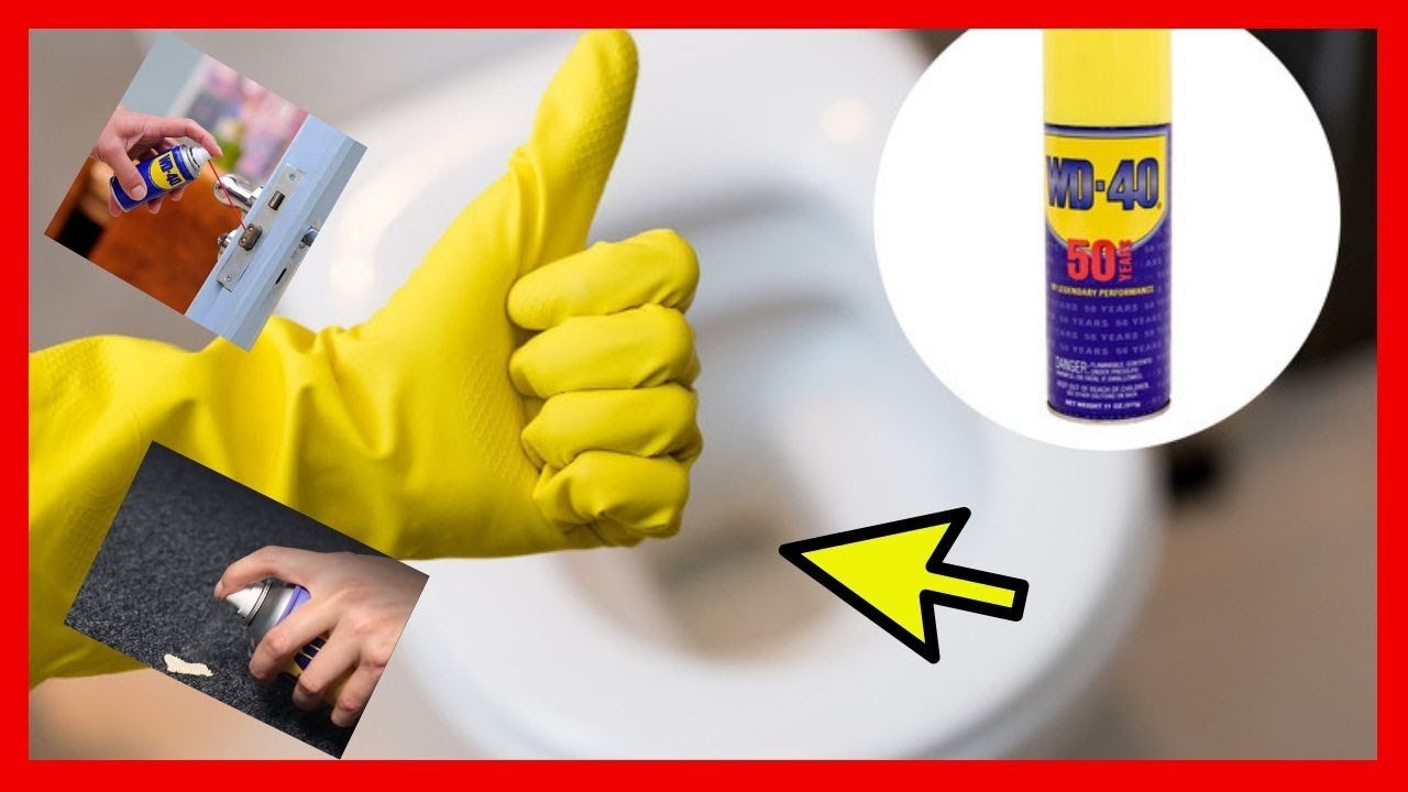 15 Ideas Increíbles Con WD 40❤usos hogar❤ que todos deben saber