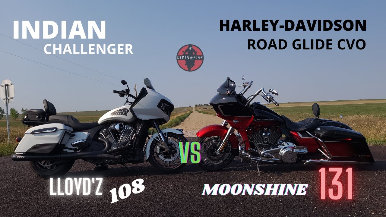 @harleydavidson Road Glide CVO 131 vs @Indian_Motorcycle Challenger