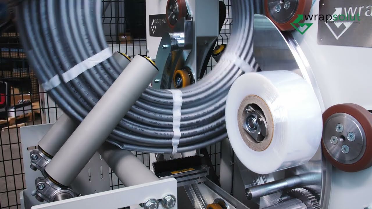 Einwickelmaschine für Ringbunde CL 200 von wrapsolut
