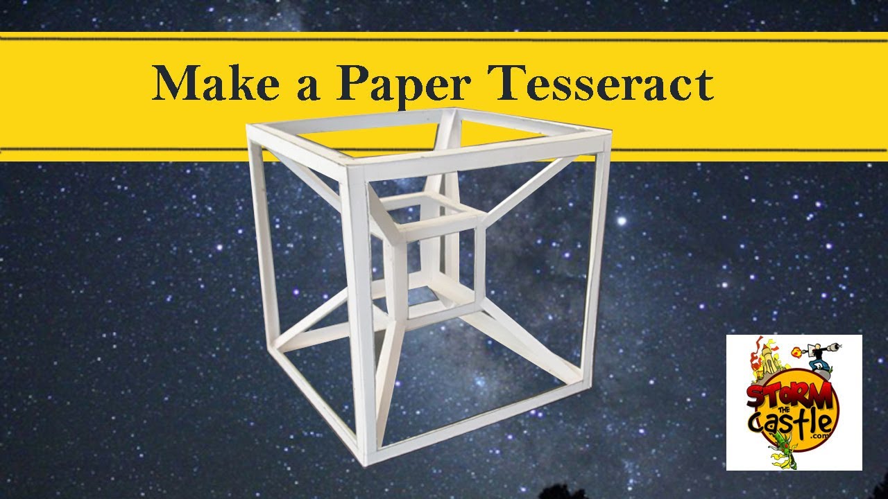Make a Paper Tesseract | And create a Wrinkle in Time