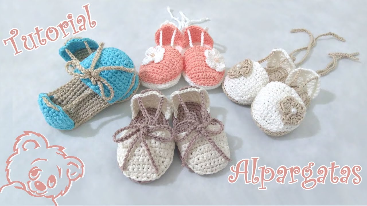 TUTORIAL ALPARGATAS DE CROCHÊ  -  por @ArteeManhaKids
