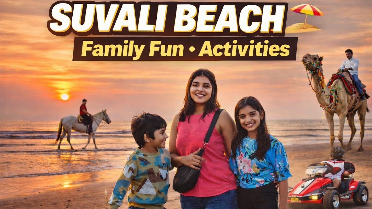 Suvali Beach Surat|Surat Tourist Places|Suvali Beach ⛱️@backpackergujju 