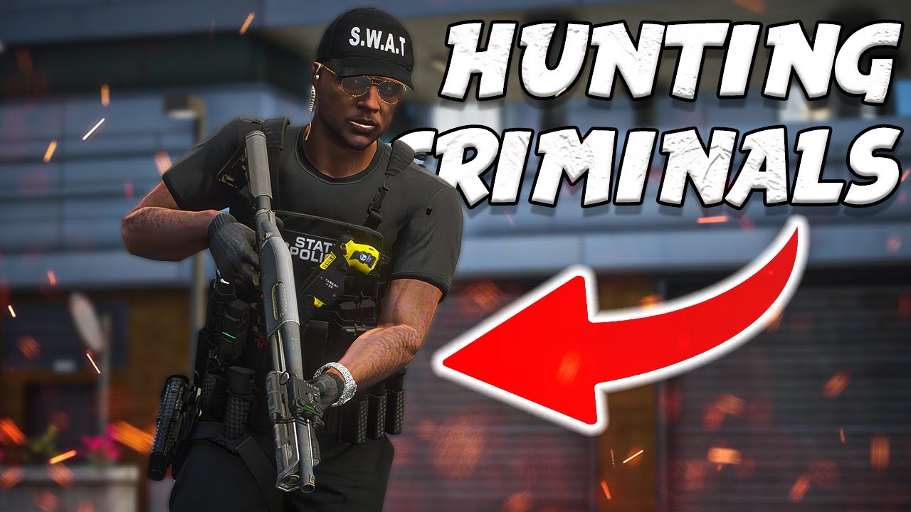 Охота на разыскиваемого преступника в GTA 5 RP