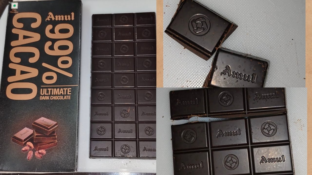 Amul 99% Cacao Ultimate Dark Chocolate 