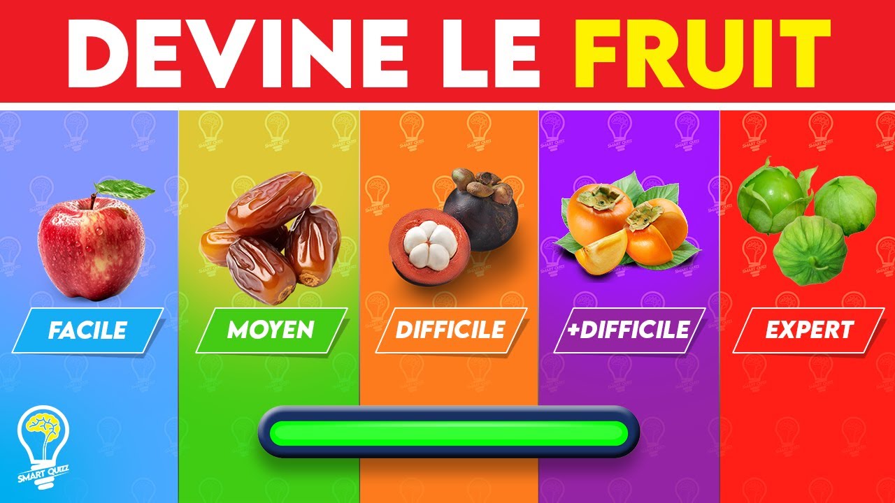 Quiz Fruits : Niveau Facile → Niveau Expert… Tu Tiendras Jusqu'à la Fin ?🍇🍓🥭🔥