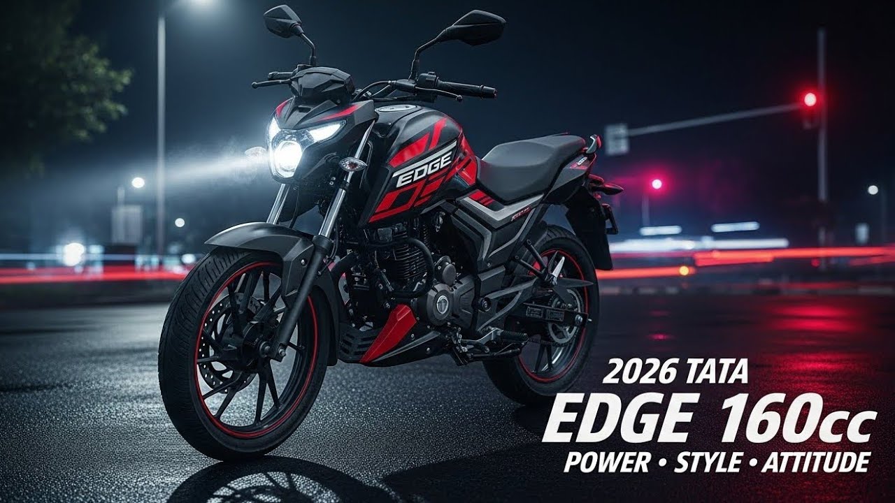 2026 Tata Edge 160cc: दमदार पावर, अग्रेसिव स्टाइल और नई जनरेशन की परफॉर्मेंस