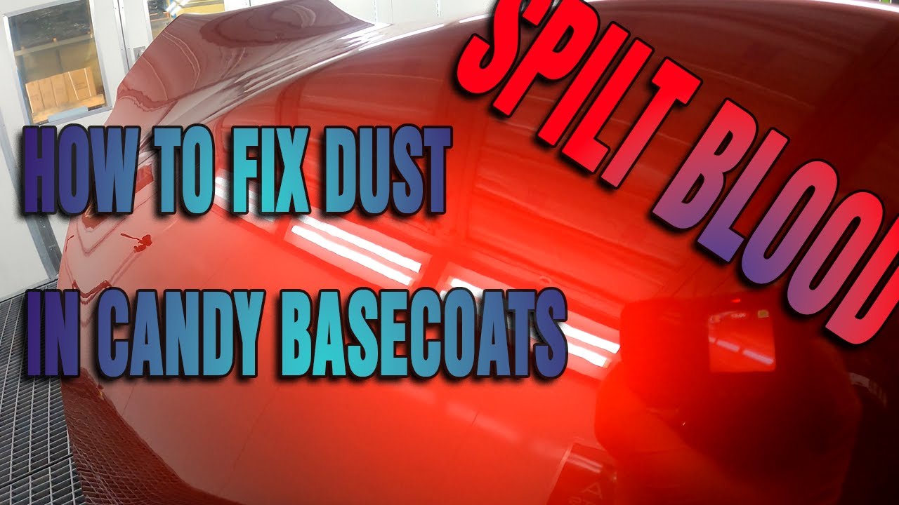 How To Remove Dust From Your Candy Basecoat