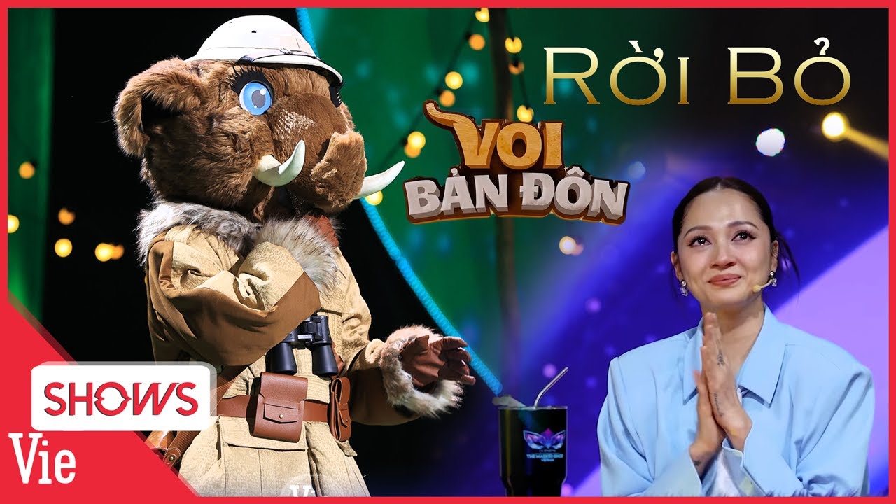 Rụng tim với chất giọng tình cảm của Voi Bản Đôn, Bảo Anh vỡ òa trong nước mắt | The Masked Singer