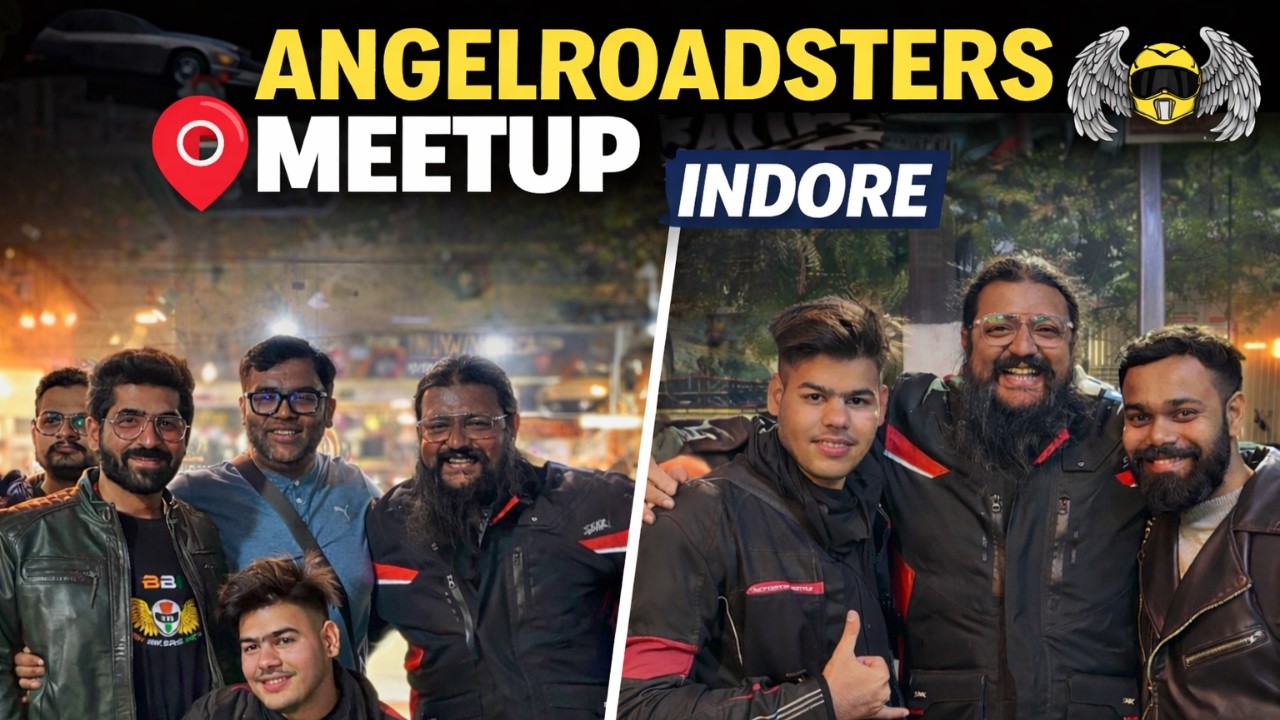 ANGELROADSTERS MEETUP॥RIDERS JUNCTION INDORE॥#vlog58 ॥@InfeelRider