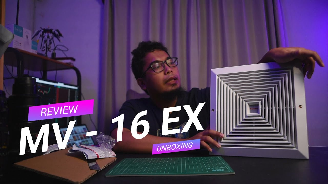 Unboxing & Review Exhaust Fan Maspion MV-16 EX: Fan Murah Buat Buang Bau Gak Sedap