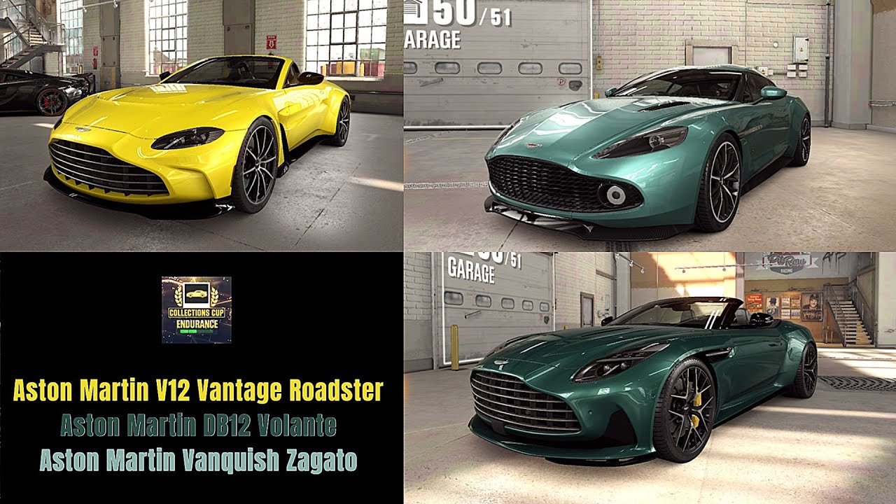 CSR2: Collections Cup - Aston Martin cars (POV) gameplay