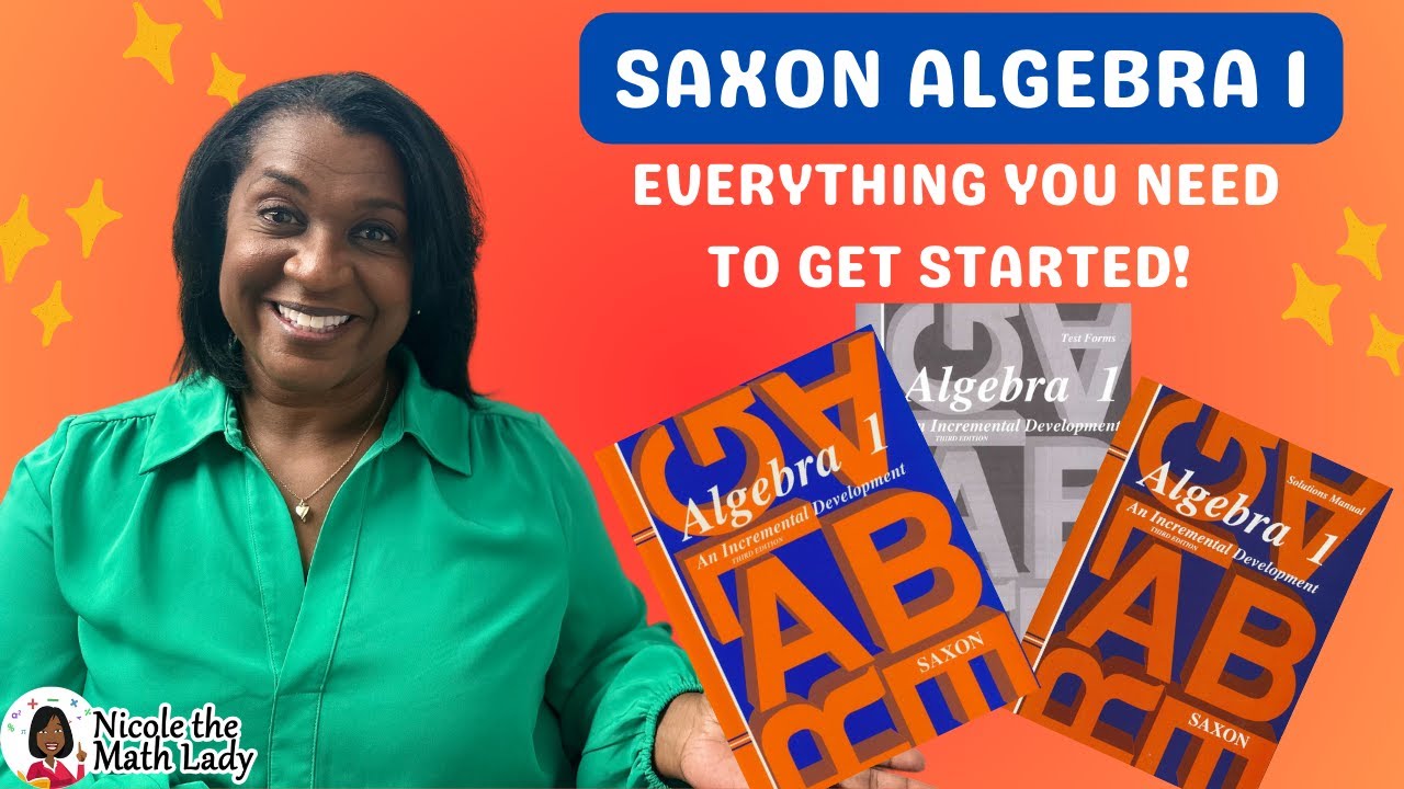 Saxon Algebra 1:  Everything You Need To Get Started!