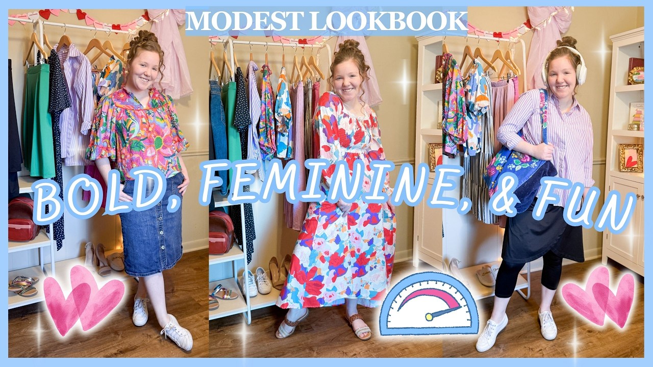 February Modest Look book | 8+ Outfits, How to make your closet bold and feminine