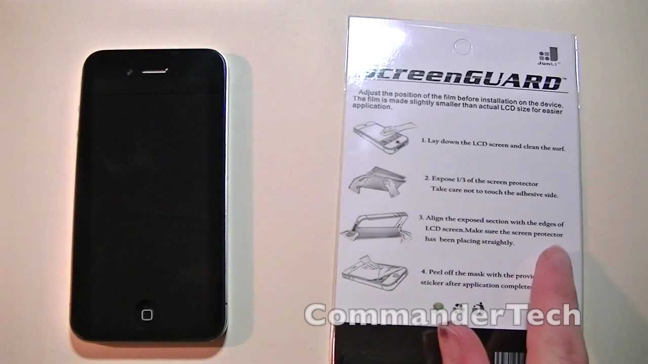 Professional Screen Guard for iPhone 4/4S Screen Protector (Front and Back)