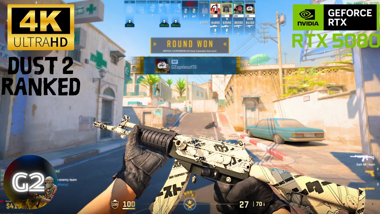 Counter Strike 2 | RTX 5080 | Ultra Settings 4K Gameplay (No Commentary)