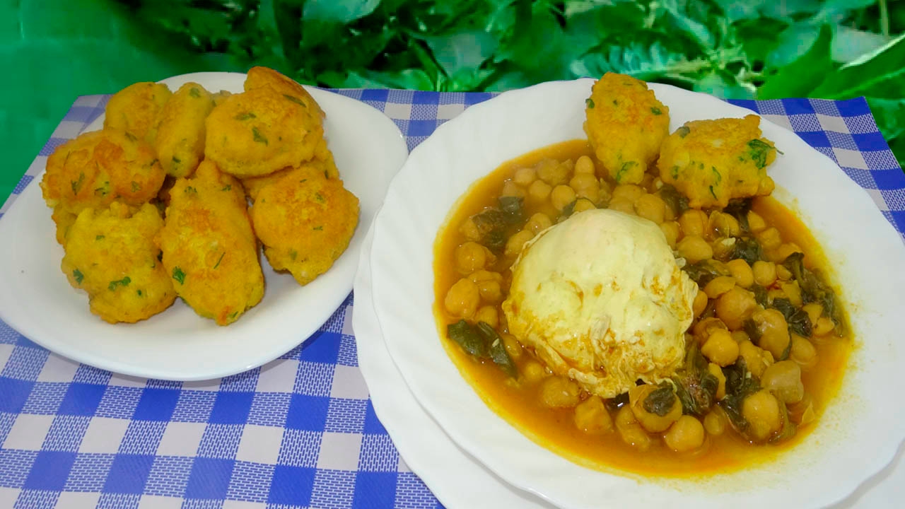 POTAJE DE GARBANZOS CON ESPINACAS (POTAJE DE VIGILIA) | RECETA FÁCIL
