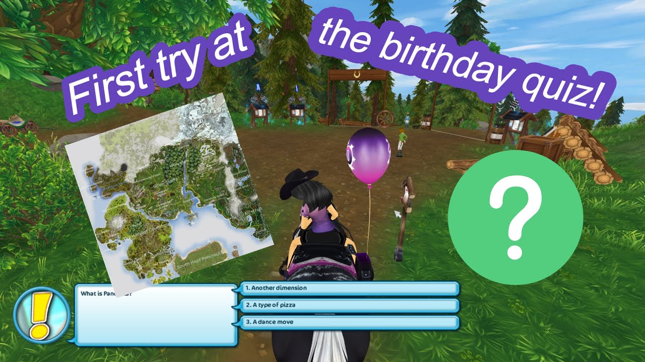 sso First try at the birthday quiz!! 10th birthday -StarStableOnline
