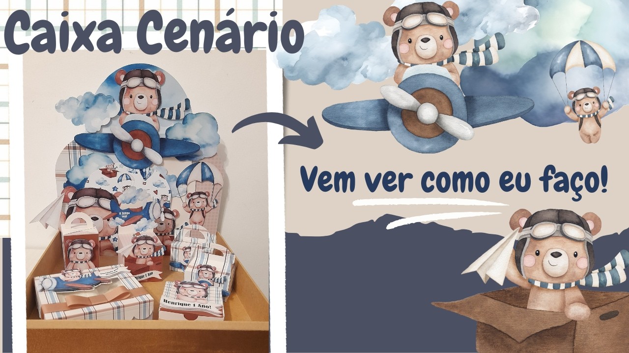 Caixa Cenário para Lembrancinha