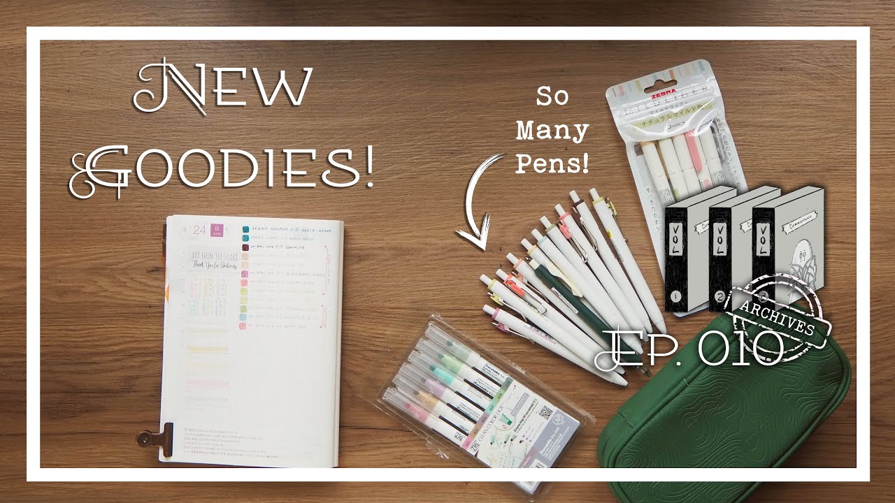 Pen Haul!  Zebra Sarasa Vs UniBall One | 📓 Commonplace Archives Ep. 10📓