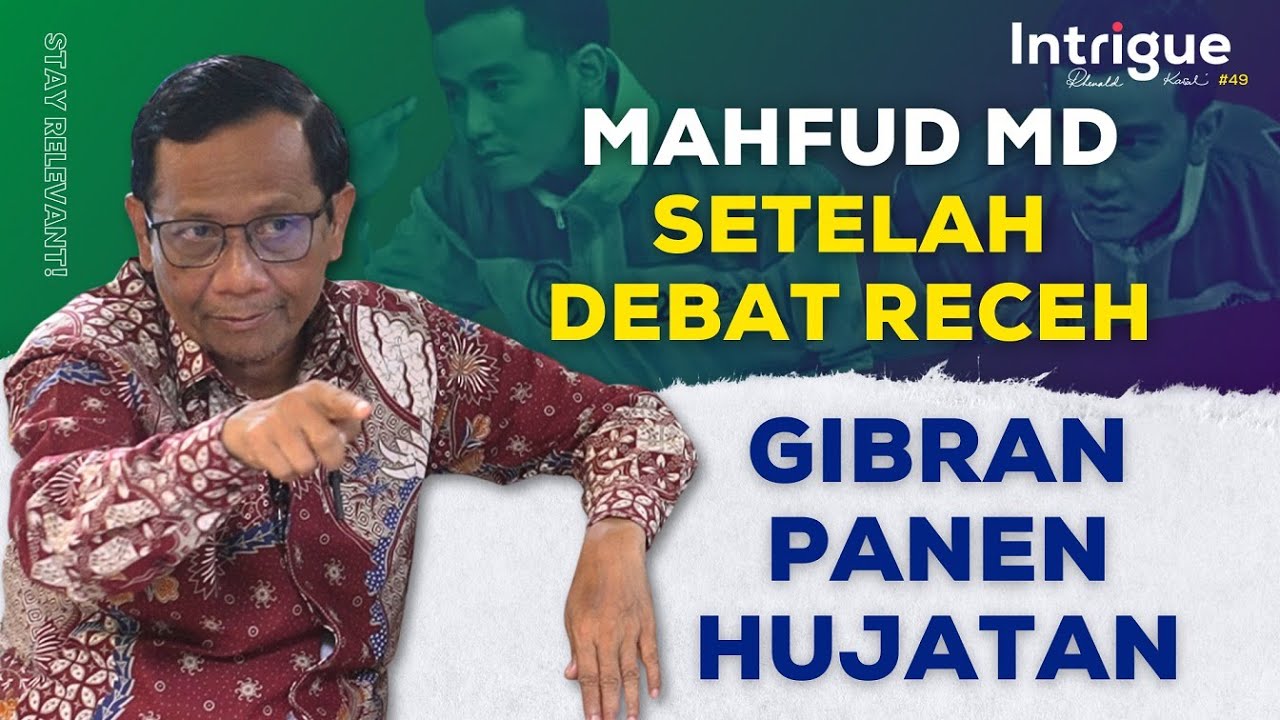 Mahfud MD Mundur, Gibran Panen Hujatan: Anak Muda Kok Begini? | #IntrigueRK