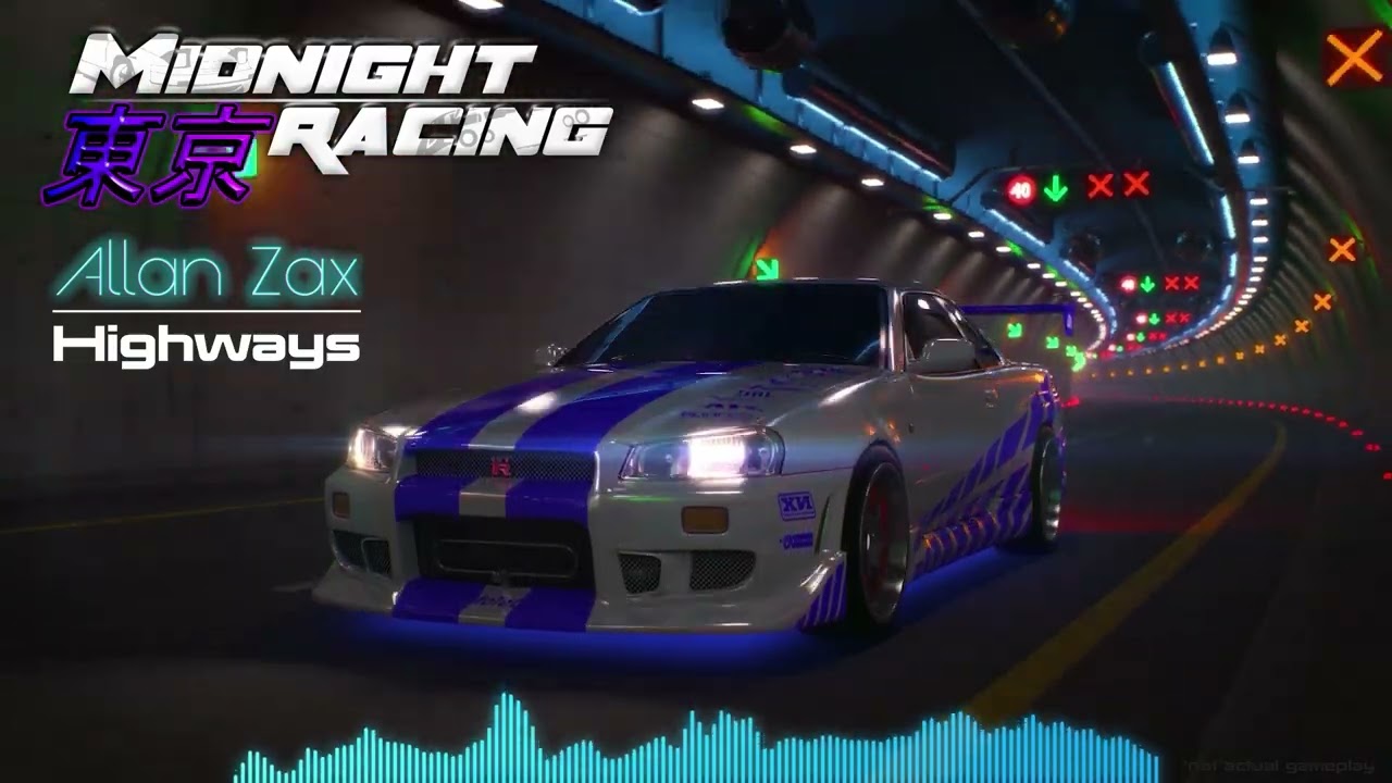 Allan Zax - Highways (Midnight Racing Tokyo OST) [Drum & Bass]