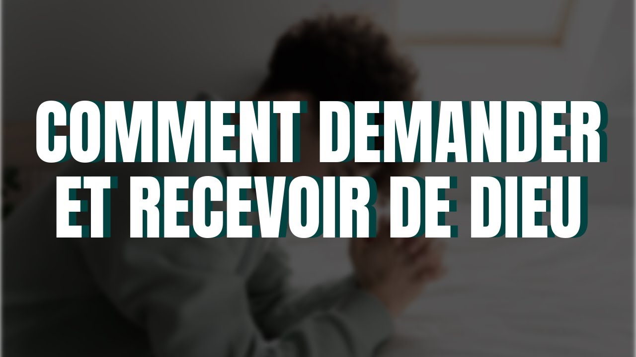 Tu demandes à Dieu sans résultat ? Essaie ceci