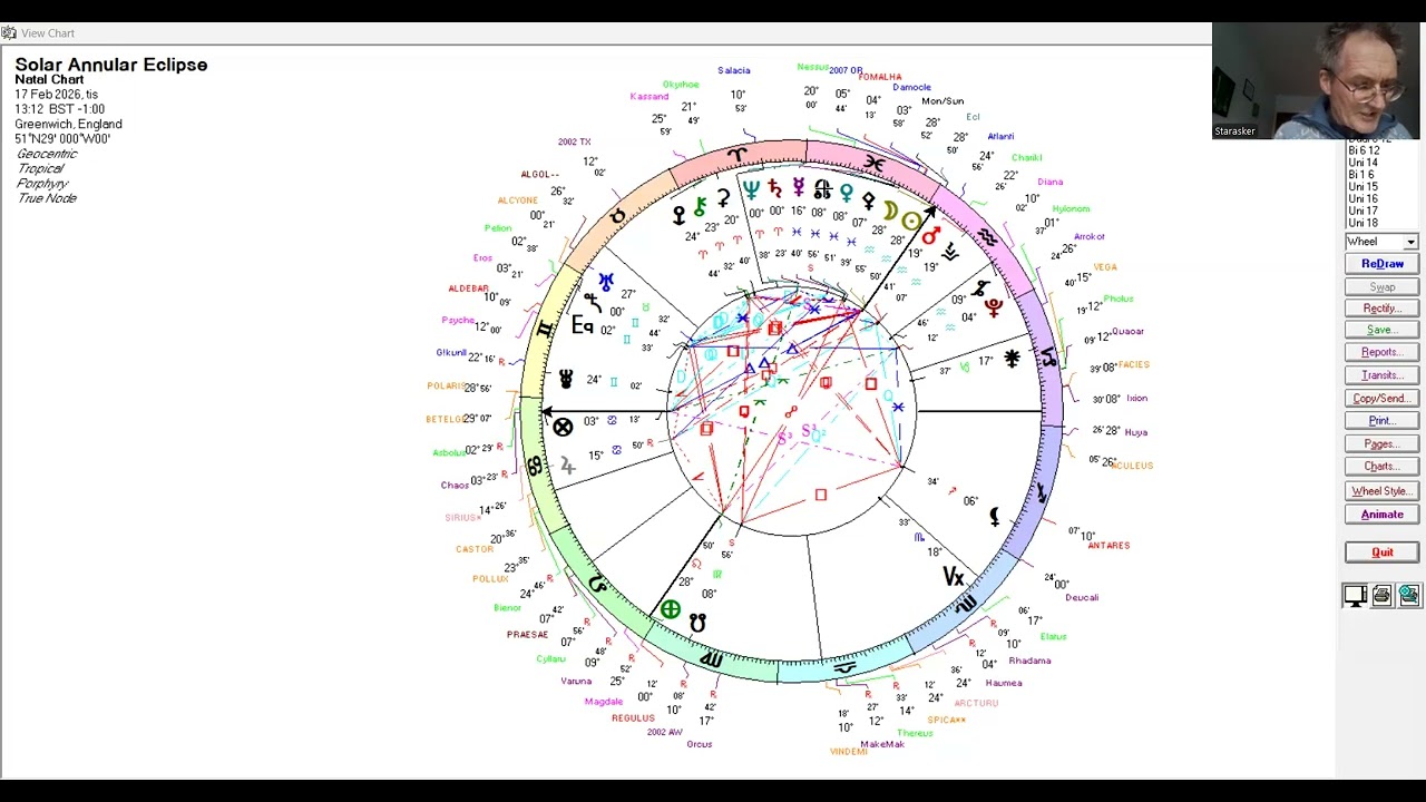 Solar Eclipse in Aquarius/Chinese New Year of the Fire Horse begins