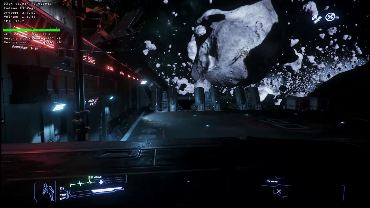 Star Citizen 3.3.6 - DXVK - RADV vs amdgpu-pro