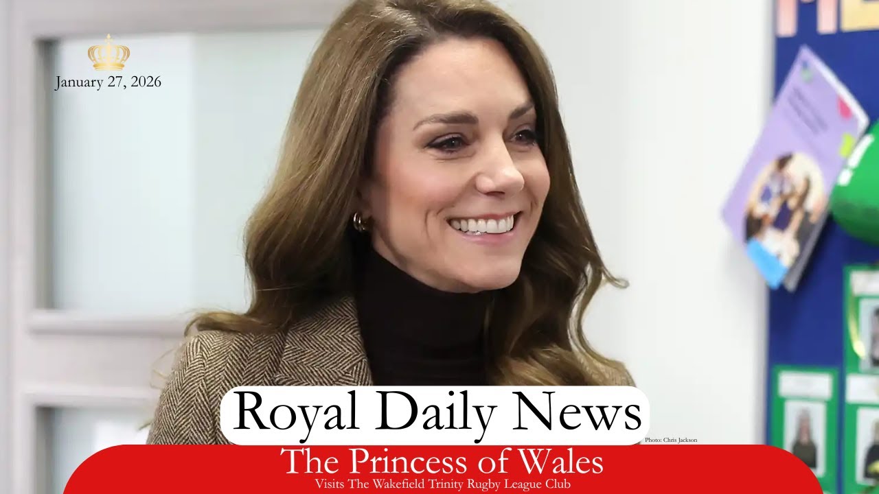 The Princess of Wales Visits a Rugby League Club in Northern England.  Plus, More #royalnews