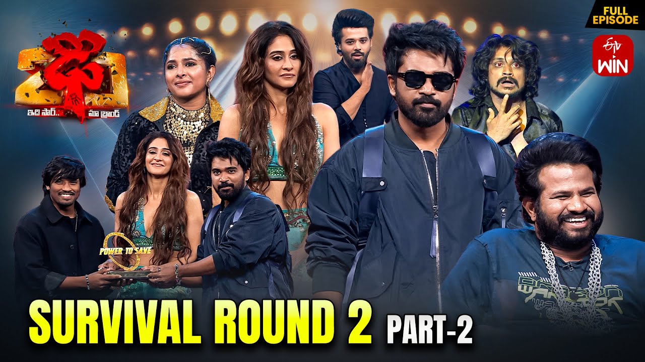 Dhee 20 | Survival Round | Level 2 | 29th January 2026 | Regena Cassandrra,Vijay Binni |Full Episode