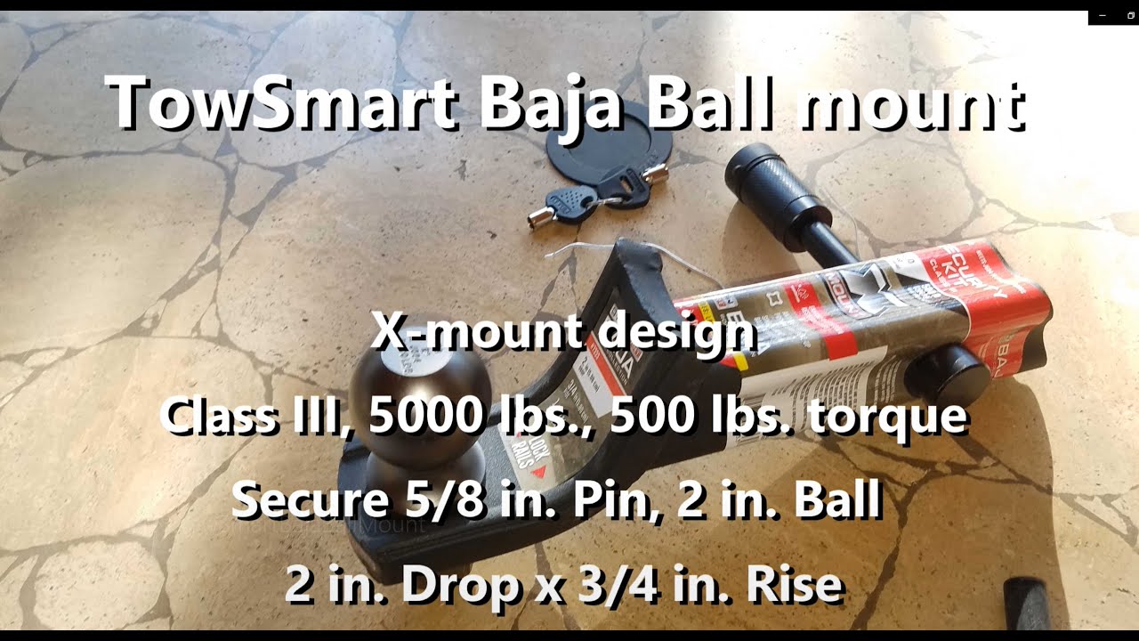 TowSmart Baja Ball Mount