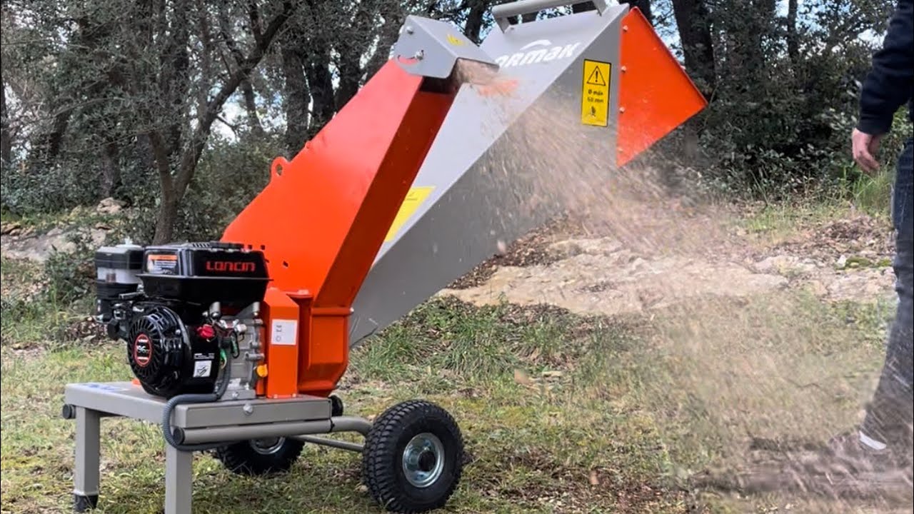 Test nouveau broyeur de branche dormak sh75sk 2023 ( moteur loncin )