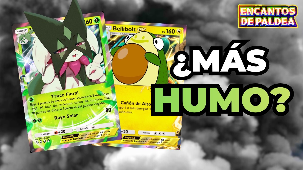 ¡TIENES que PROBAR estos MAZOS de ENCANTOS de PALDEA! (Con humo incluido)