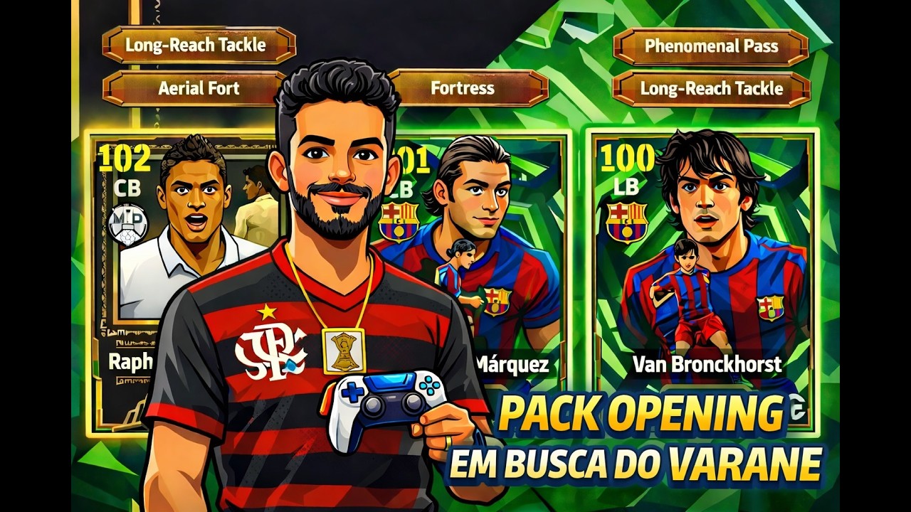 🔴PACK OPENING EM BUSCA DO VARANE🚀LIGA EFOOTBALL 2026/ LIVE 99🏆