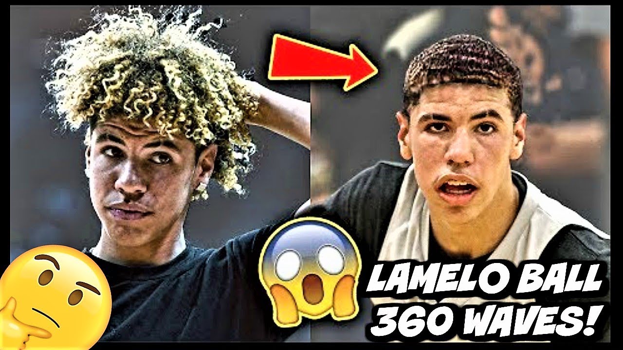 LAMELO BALL SHAVED HIS HAIR FOR 360 WAVES!!! YOU GOTTA SEE THIS! THEY CALL EM (DURAG MELO) LOL