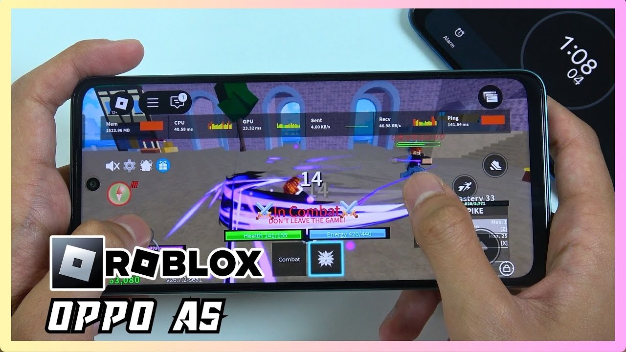 Oppo A5 Roblox Gaming test | Blox Fruits, Doors