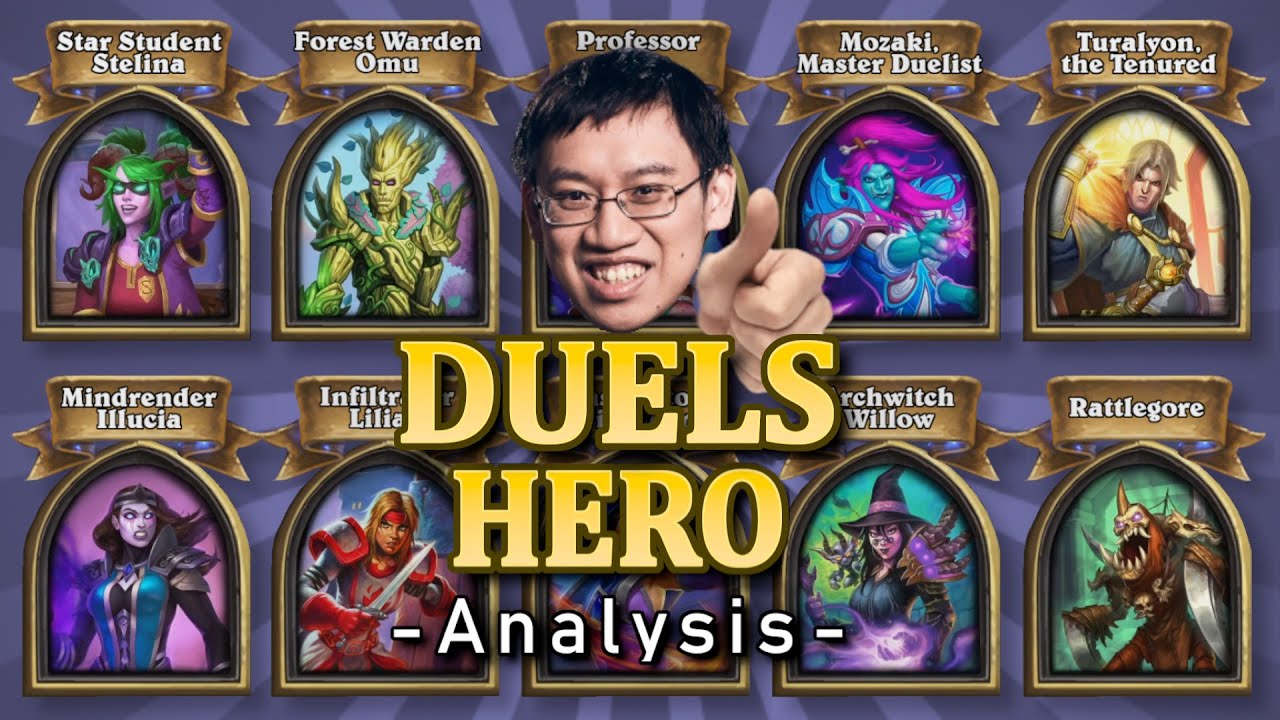 (OUTDATED, Theorycraft) Analysis of ALL Wizard Duels Heroes and Starter Treasures/Hero Powers!