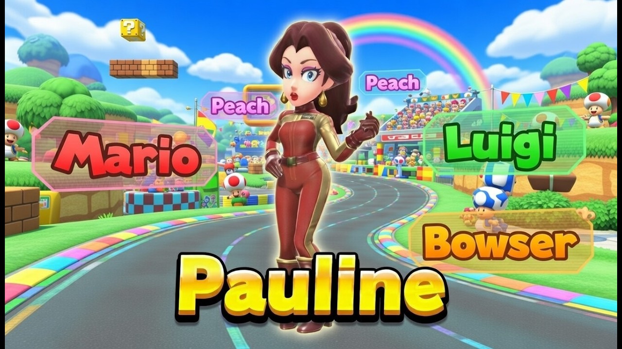 Full Pauline Sky High Sundae 1500cc Gameplay – Mario Kart World  Road to 1000 Subs