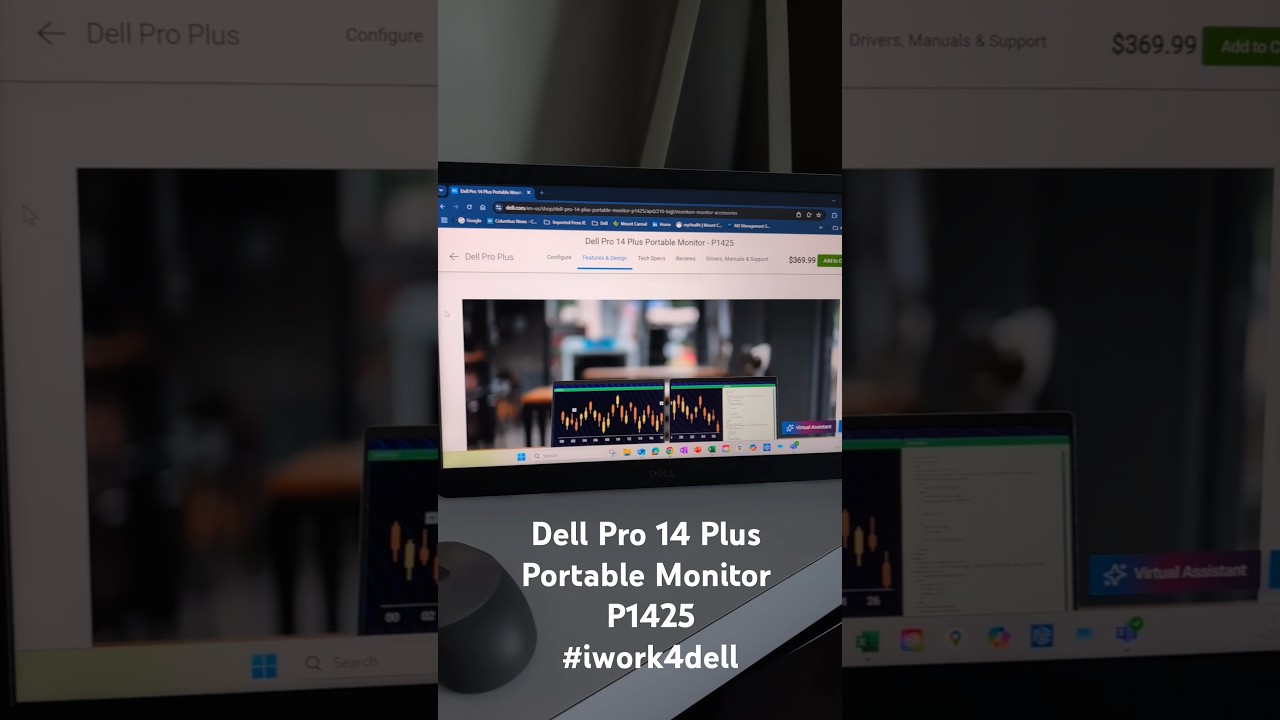 Dell Pro 14 Plus portable monitor - look what it can do!