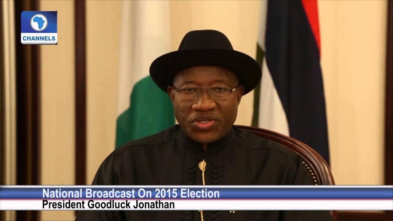 Jonathan's National Broadcast On 2015 General Elections