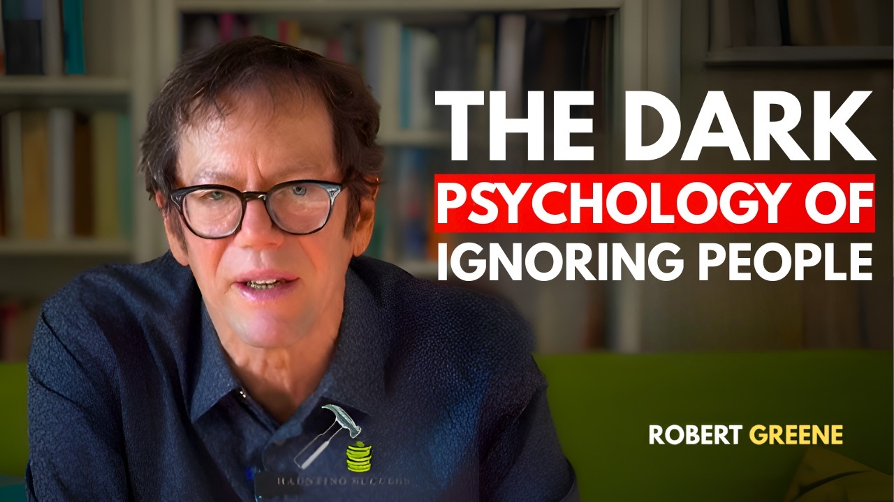 THE DARK PSYCHOLOGY OF IGNORING PEOPLE | ROBERT GREENE MOTIVATION SPEECH