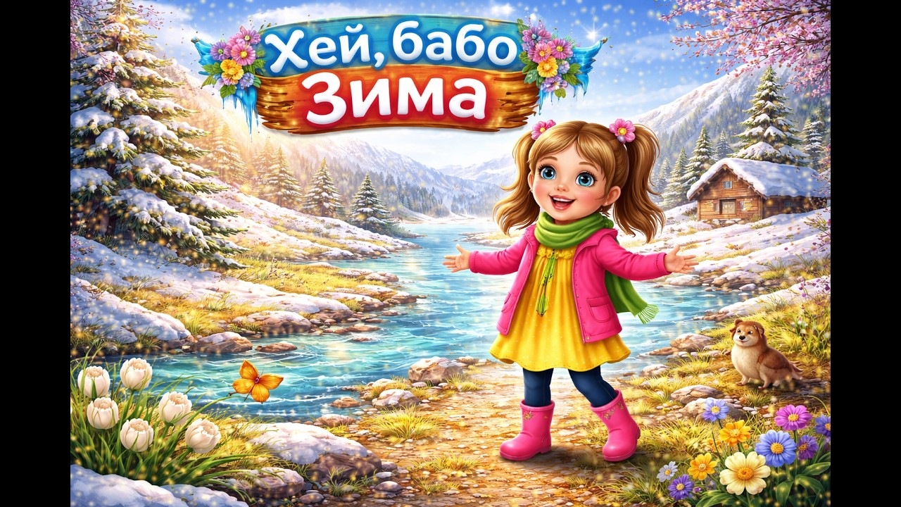 Хей Бабо Зима 🌸❄️ | Детска Песен за Пролетта | Песничка за Смяната на Сезоните