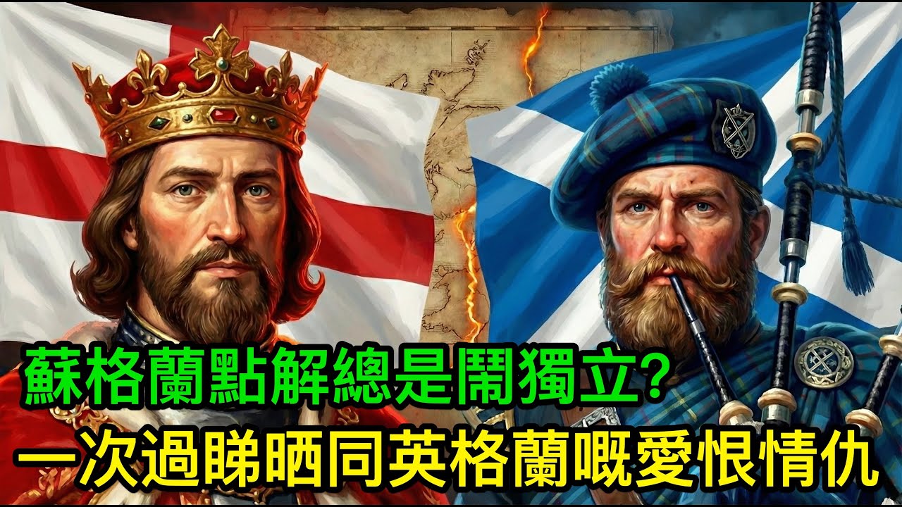 蘇格蘭點解總是鬧獨立？一次過睇晒蘇格蘭同英格蘭嘅愛恨情仇