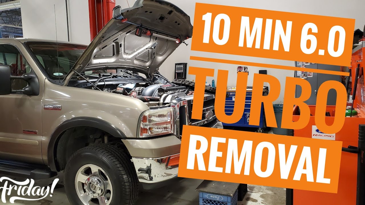 FORD 6.0 Diesel TURBO - 10 MINUTE REMOVAL
