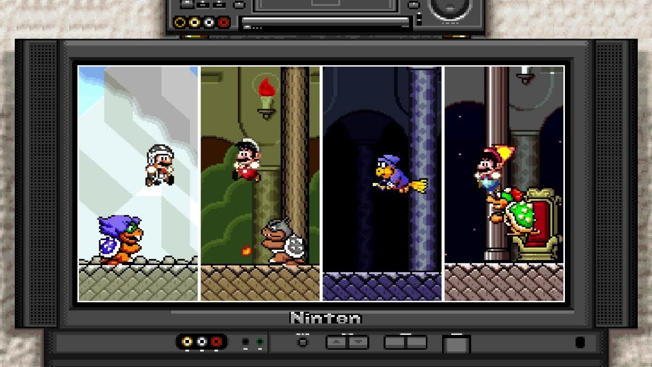 Boss Fights only | New Super Mario World 1 - The Twelve Magic Orbs (