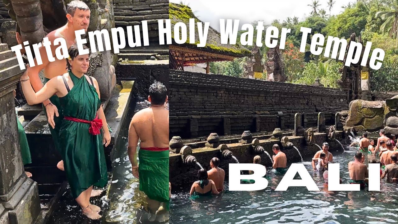 Tirta Empul Holy Water Temple, Bali | Full tour video 4K