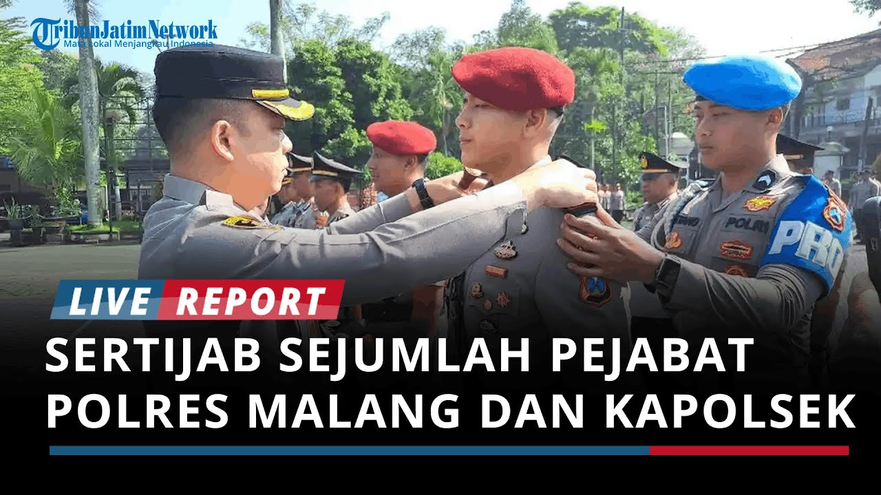 Sertijab Sejumlah Pejabat Polres Malang dan Kapolsek, Kapolres Tekankan Kinerja yang Profesional