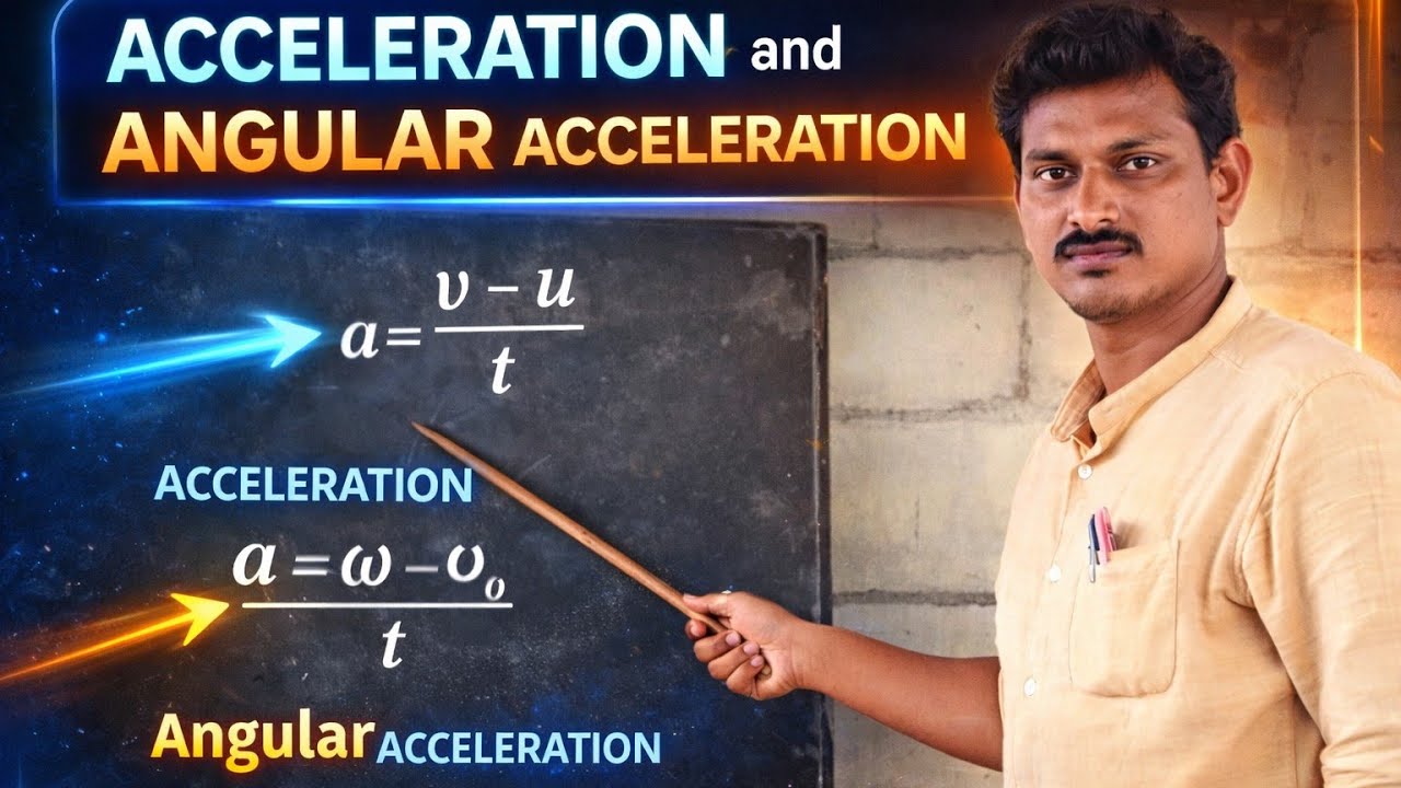 Acceleration Made Easy 🚀 | All Important Formulas in One Video